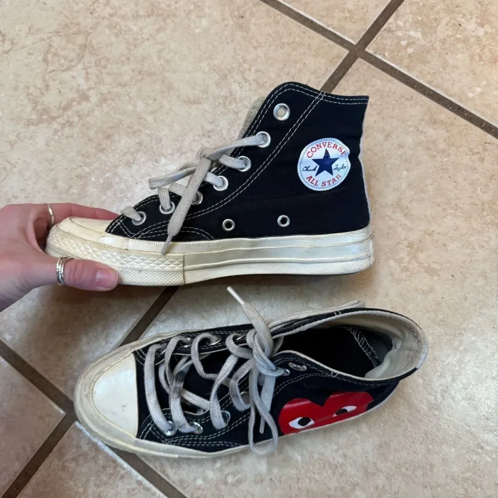 Converse Comme des Garcons PLAY size 5 women’s